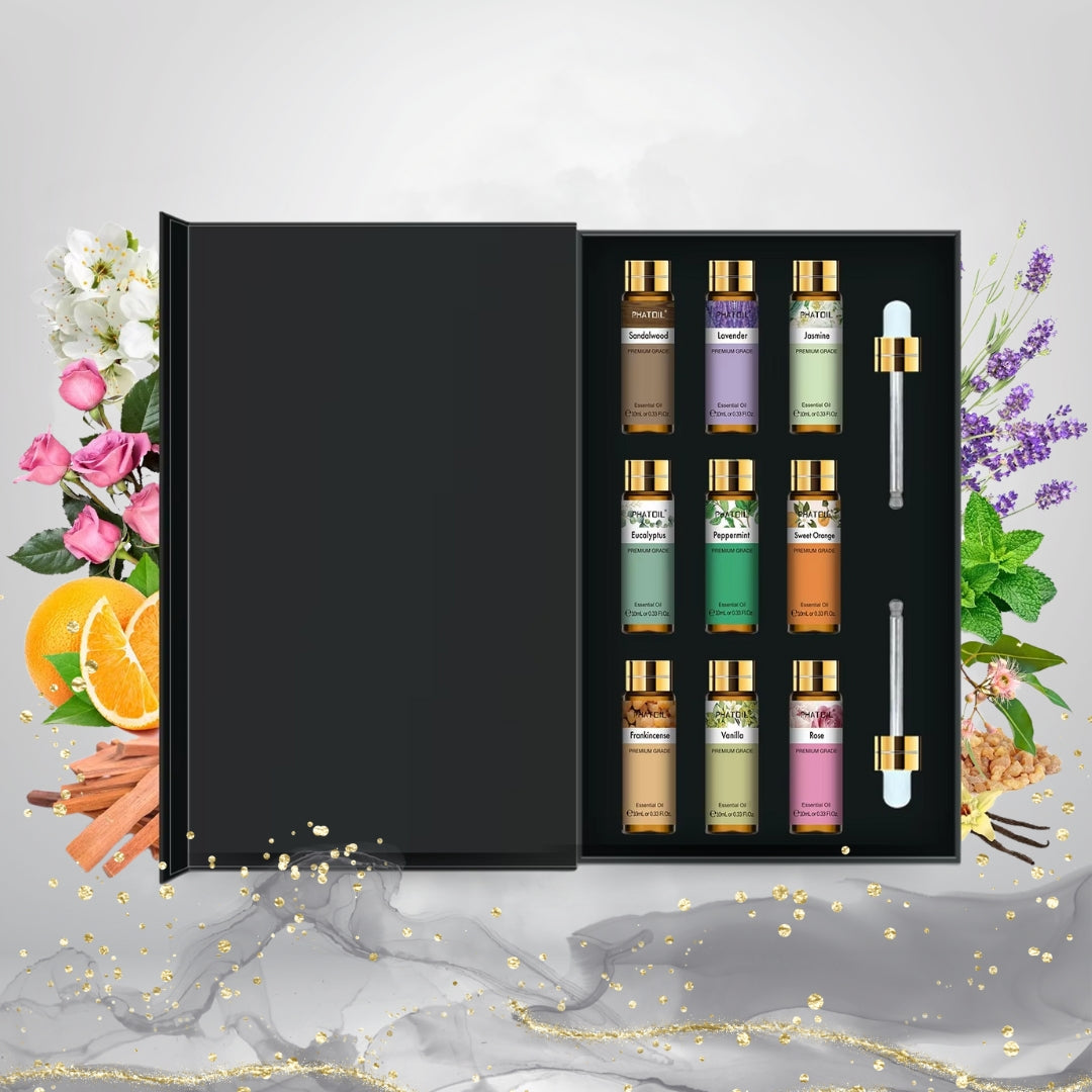 AROMATHERAPY OIL PACK - 9 Scents (10ML)